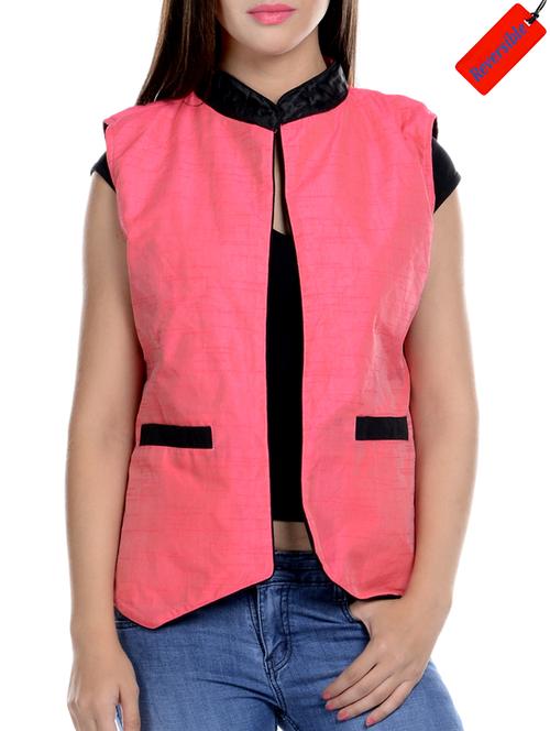 mandarin collar reversible jacket - 15756968 - Very Small Image - 1