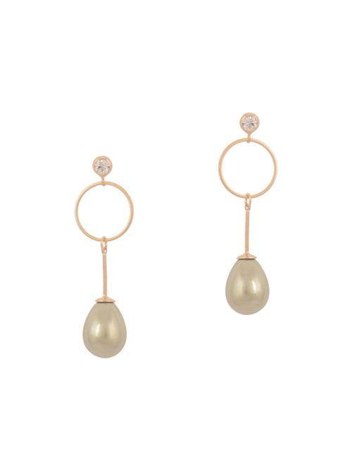 gold tone drop earrings - 15757760 - Very Small Image - 1