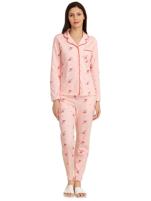 quirky print nightwear pajama set - 15760298 - Very Small Image - 1