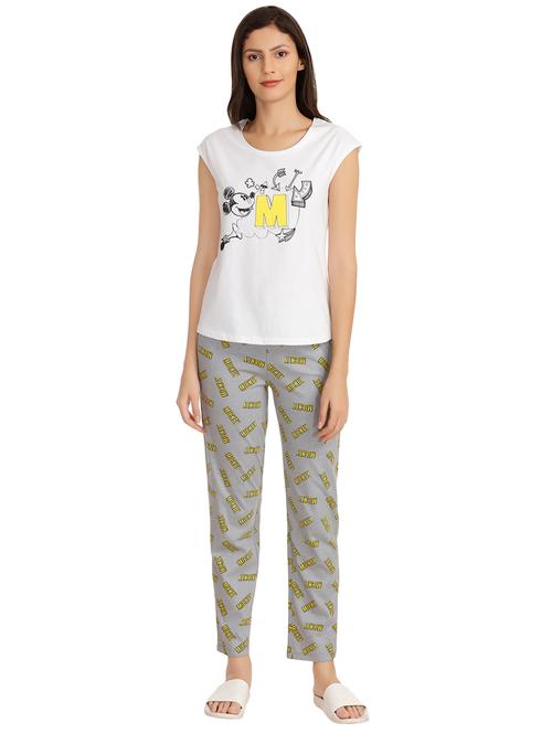 quirky print nightwear pajama set - 15760301 - Very Small Image - 1