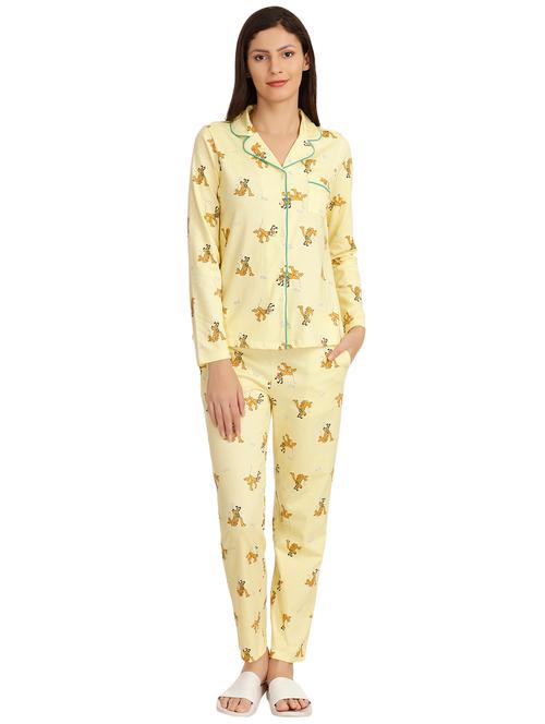 quirky print nightwear pajama set - 15760307 - Very Small Image - 1
