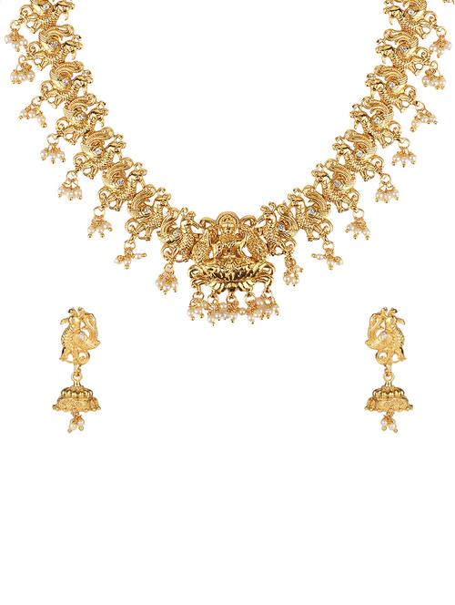 gold plated choker necklace - 15760352 - Very Small Image - 1