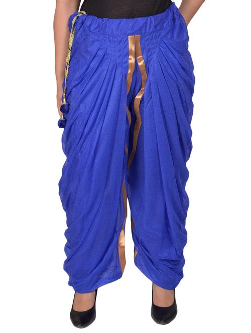 zari lace dhoti salwar - 15760609 - Very Small Image - 1