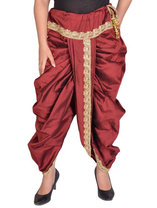 embellished lace dhoti salwar - 15760692 - Very Small Image - 1
