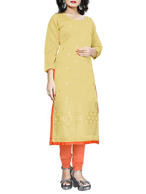 embroidered straight kurta - 15761473 - Very Small Image - 1