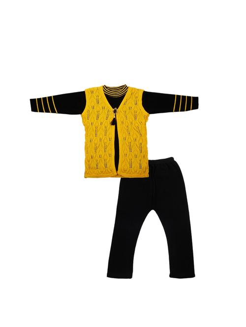 yellow wool twin set - 15762158 - Very Small Image - 1