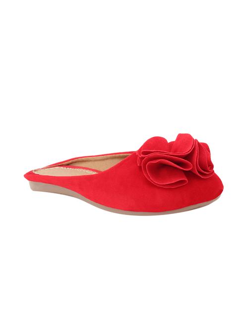 red slip on mules sandals - 15763150 - Very Small Image - 1