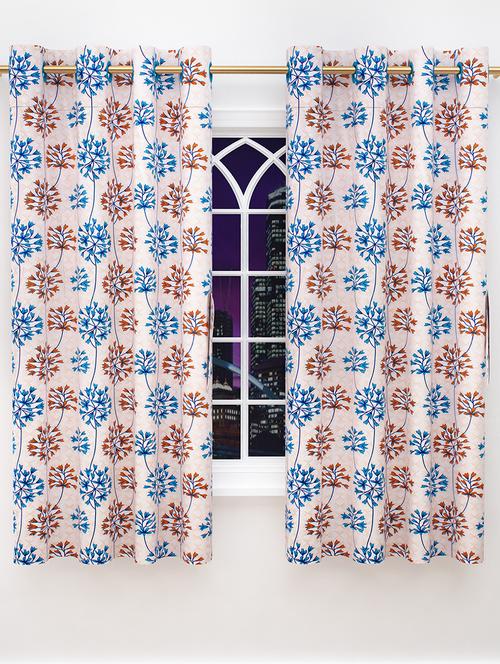 floral 2 pc window curtains - 15763249 - Very Small Image - 1