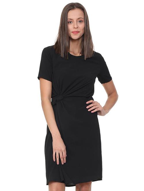 twist detail a-line dress - 15763687 - Very Small Image - 1