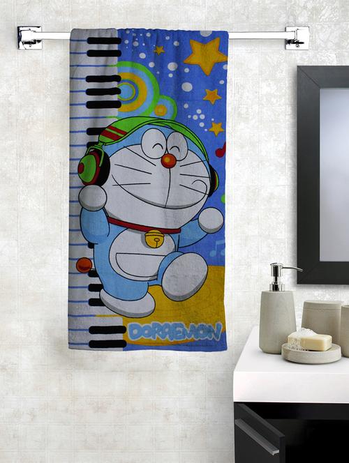 doraemon athom trendz bath towel 350 gsm 60x120 cms - 15763833 - Very Small Image - 1