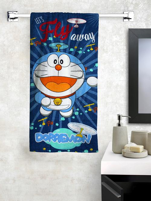 doraemon athom trendz bath towel 350 gsm 60x120 cms - 15763834 - Very Small Image - 1