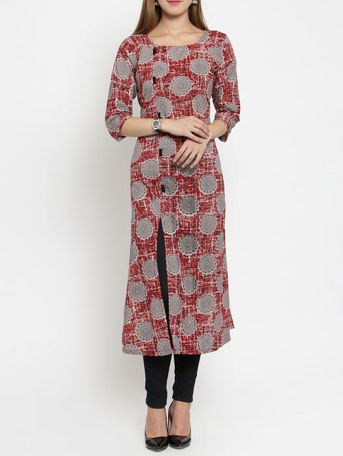 women's front slit kurta - 15764045 - Very Small Image - 1