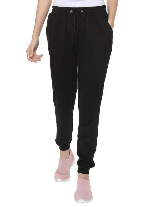 drawstring waist solid track pant - 15764326 - Very Small Image - 1