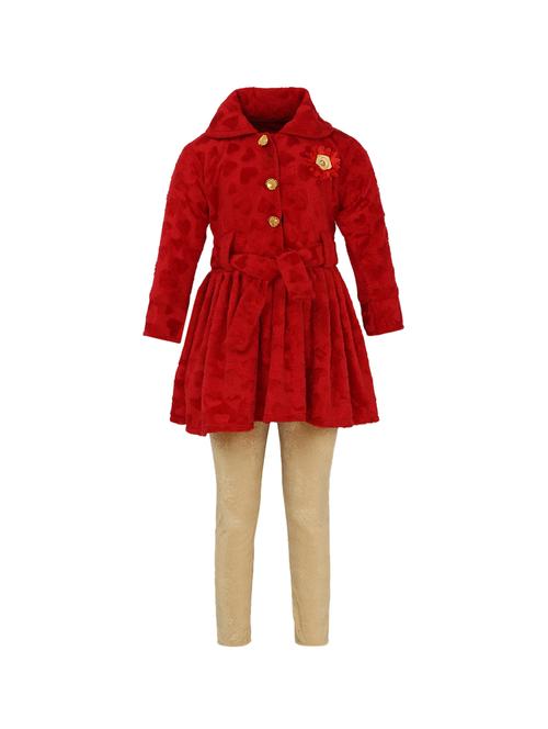 red wool twin set - 15765305 - Very Small Image - 1
