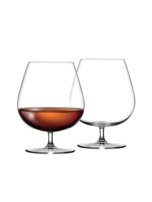 large crystal brandy glasses, hi quality cognac balloon glass set of 2 - 15767091 - Very Small Image - 1