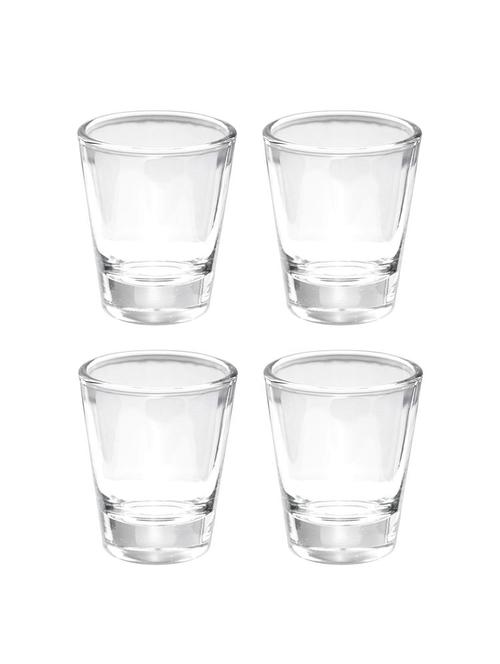 imported, round 1.5 oz shot glass with heavy base, clear glass, set of 12 - 15767103 - Very Small Image - 1