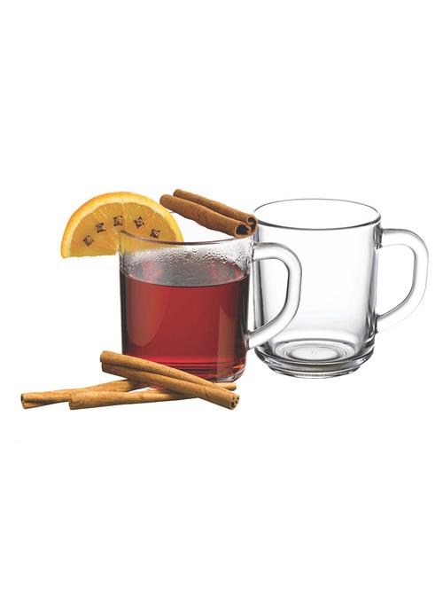 incrizma glassware - imported glass stackable mug 250 ml (6) - 15767116 - Very Small Image - 1