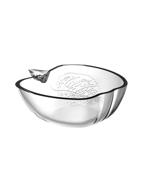incrizma glassware - imported half apple shaped clear glass bowl 1500 ml - 15767145 - Very Small Image - 1
