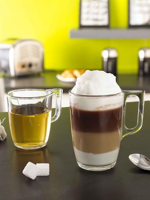 luminarc nuevo glass mugs set (6, 320 ml) - 15767243 - Very Small Image - 1