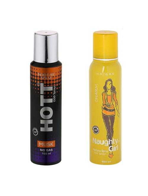 hott musk & naughty girl charm deodorant combo - 15767810 - Very Small Image - 1