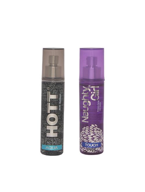 hott men's aqua & naughty girl touch (set of 2 perfume for couple) - 15767835 - Very Small Image - 1