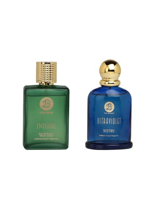 lyla blanc set of 2 edp (men's intense + women's ultraviolet) - 15767853 - Very Small Image - 1
