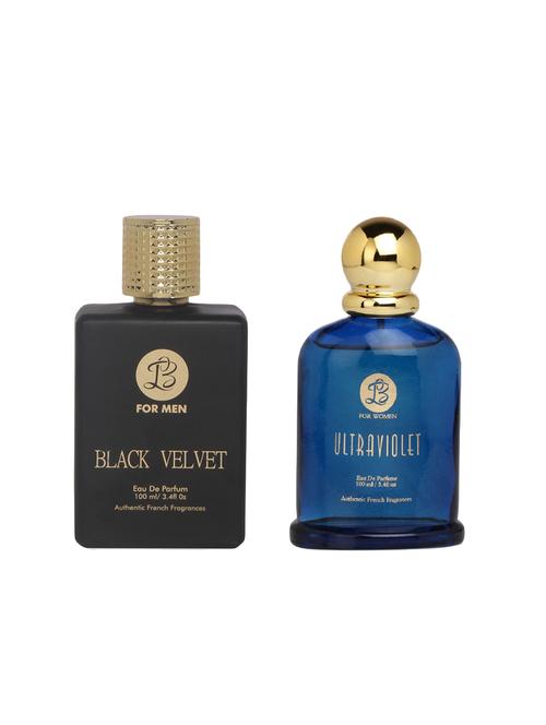 lyla blanc set of 2 edp (men's black velvet + women's ultraviolet) - 15767855 - Very Small Image - 1