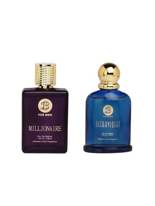 lyla blanc set of 2 edp (men's millionaire + women's ultraviolet) - 15767856 - Very Small Image - 1