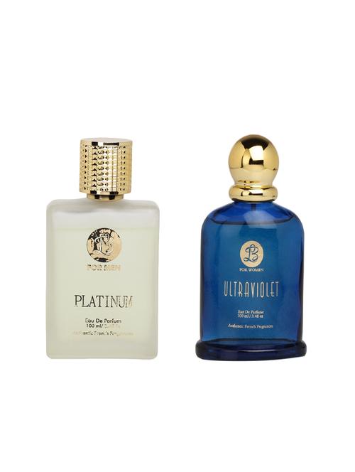 lyla blanc set of 2 edp (men's platinum + women's ultraviolet) - 15767857 - Very Small Image - 1