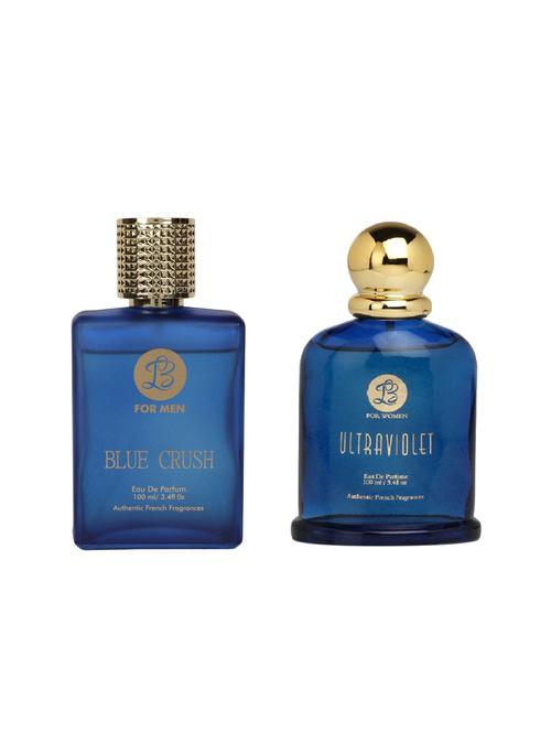 lyla blanc set of 2 edp (men's blue crush + women's ultraviolet) - 15767861 - Very Small Image - 1