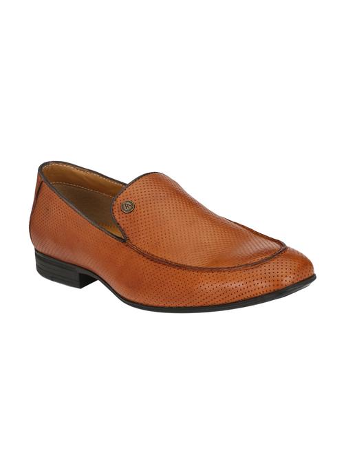 tan leather formal slip ons - 15769630 - Very Small Image - 1