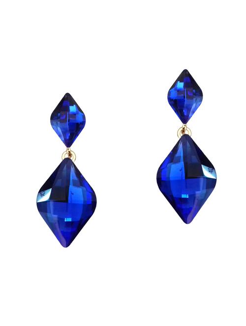blue drop earrings - 15770075 - Very Small Image - 1