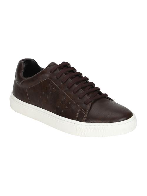 brown lace-up sneakers - 15770082 - Very Small Image - 1