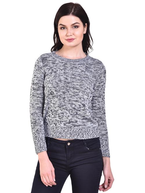 chunky knit acrylic pullover - 15770093 - Very Small Image - 1