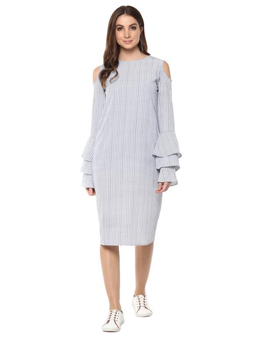 women's sheath striped dress - 15770301 - Very Small Image - 1