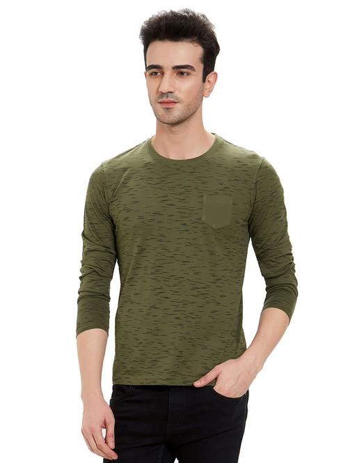 olive green pocket t-shirt - 15770487 - Very Small Image - 1