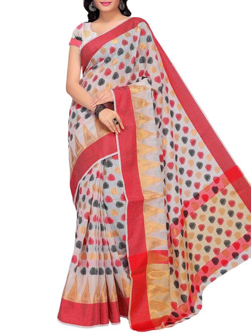 contrast border self design saree - 15771115 - Very Small Image - 1