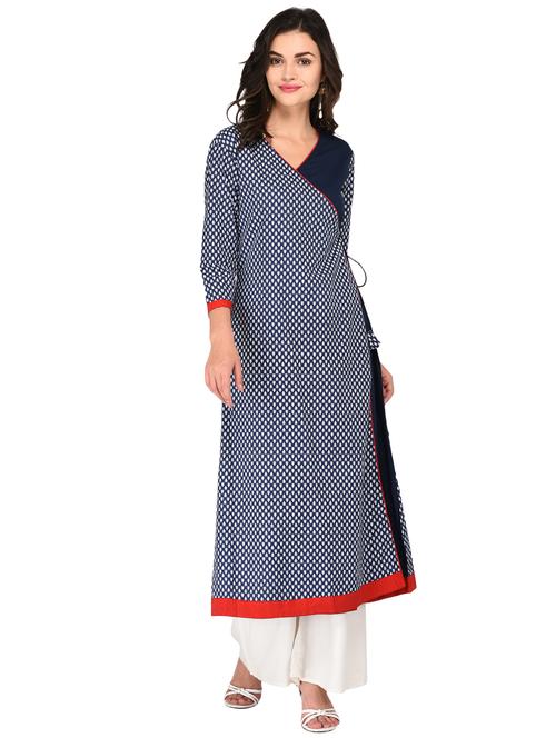 layered printed kurta - 15771930 - Very Small Image - 1