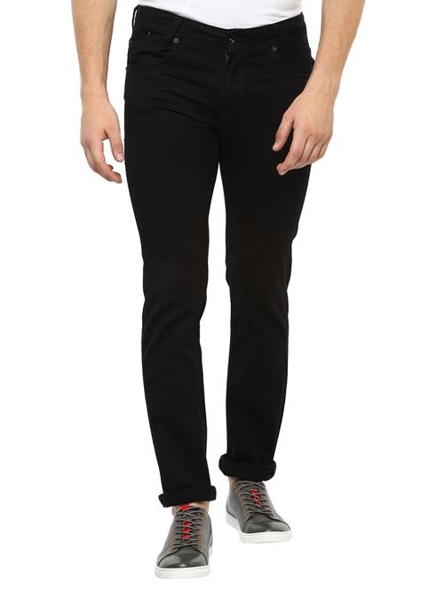 black cotton plain jeans - 15772496 - Very Small Image - 1