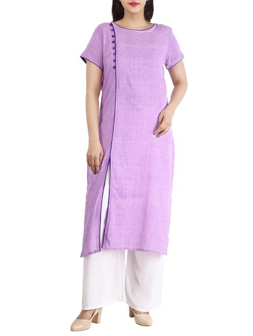 straight textured kurta - 15774909 - Very Small Image - 1