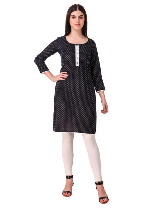 straight printed kurta - 15775350 - Very Small Image - 1