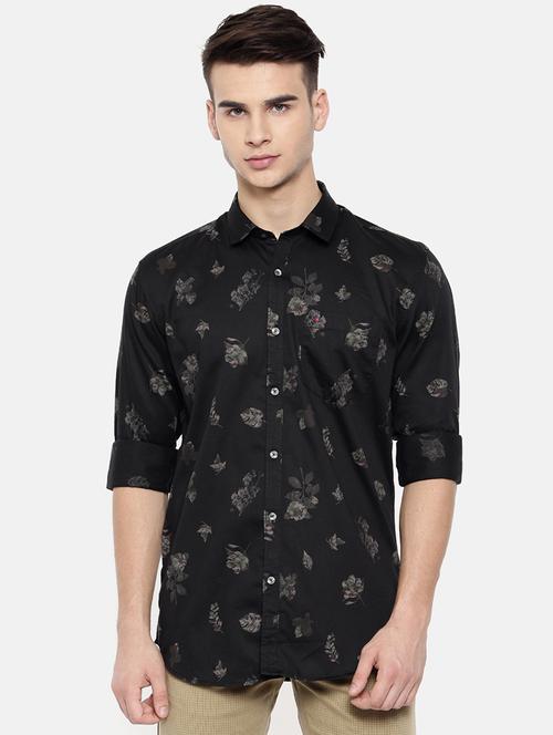 black printed casual shirt - 15775785 - Very Small Image - 1
