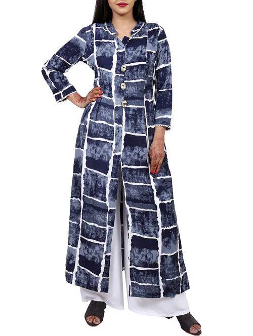 printed a-line kurta - 15775804 - Very Small Image - 1