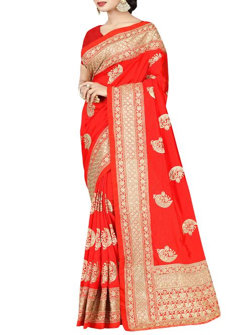 zari embroidered saree - 15776037 - Very Small Image - 1