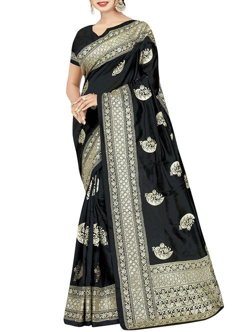 zari embroidered saree - 15776038 - Very Small Image - 1