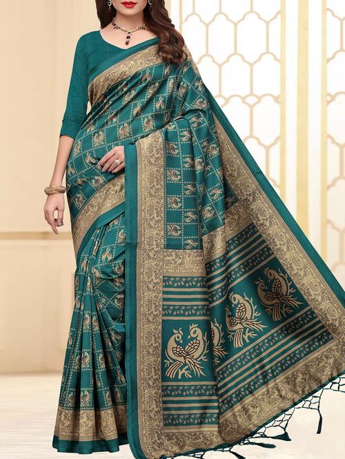 conversational printed saree - 15776333 - Very Small Image - 1