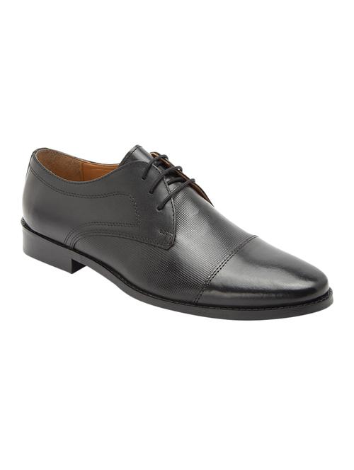 black leather lace-up derbys - 15776836 - Very Small Image - 1