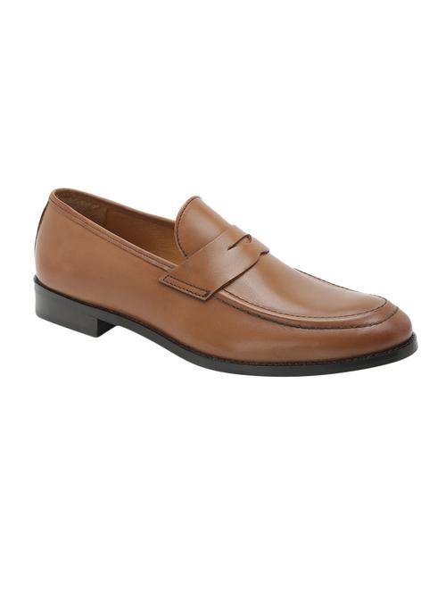 tan leather formal slip ons - 15776845 - Very Small Image - 1