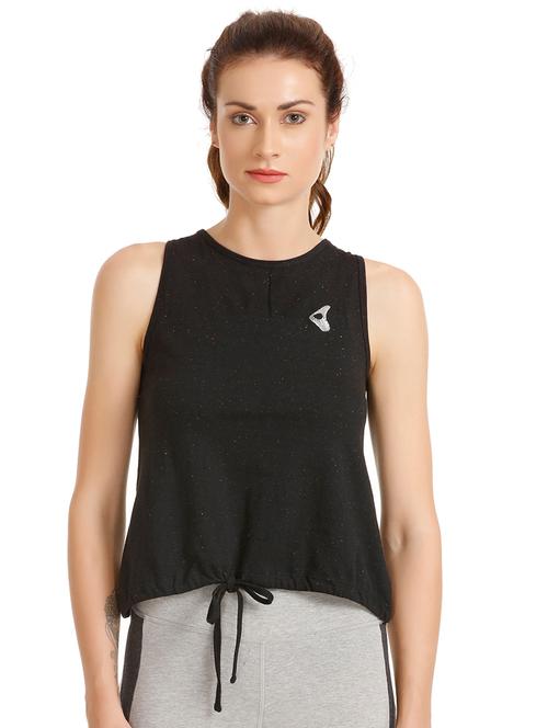 drawstring hem racer back top - 15777034 - Very Small Image - 1