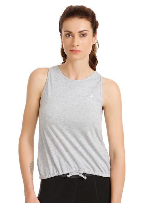 drawstring hem racer back top - 15777036 - Very Small Image - 1